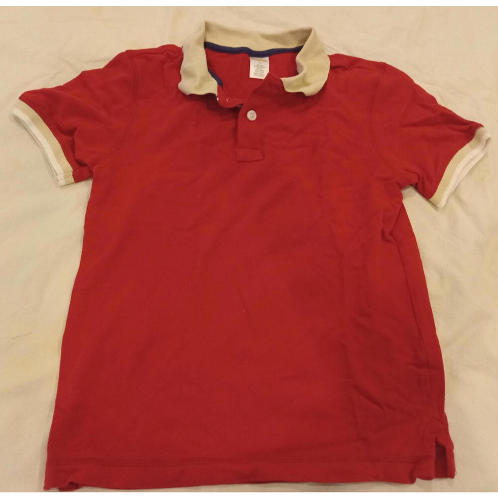 GYMBOREE BOY'S SIZE 10 RED POLO GOLF SHIRT